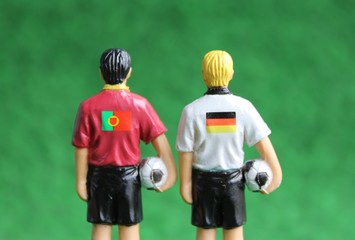 Fototapeta premium Deutschland vs Portugal