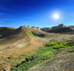 peak on the plateau Shalkar-Nura