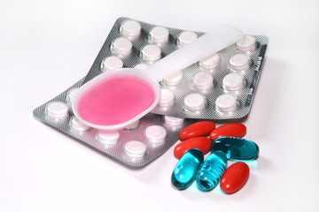 medicine, blister, tablet,