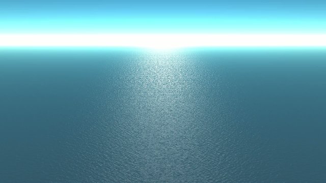 Meer Ozean Wasser Wellen blau Himmel