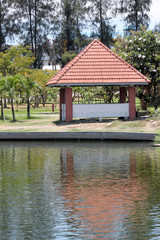 Obraz premium Waterfront pavilion.