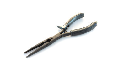 Black plier tool.