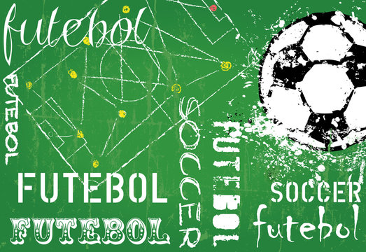 Soccer / Football design,free copy space, vector