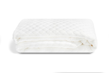 A padded mattress cover in cotton handmade in Italy