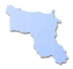 Obraz premium Nouvelle région française - Picardie, Champagne-Ardennes