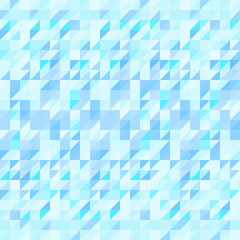 Blue background, triangles