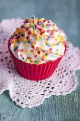 Cupcake, Geburtstag, Muffin