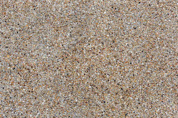 gravel stone wall