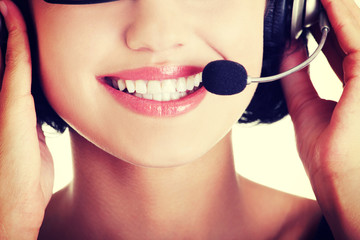 Call center woman