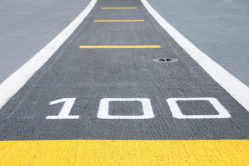 Way for one hundred completed.