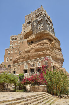 Йемен, дворец имама в Вади-Дхар в Сане