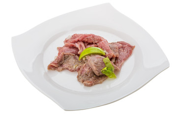 Beef carpaccio