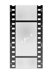 Obraz premium film for the photo on a white background