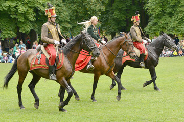 Hussar, Cavalier on a horse