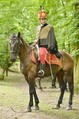 Hussar, Cavalier on a horse