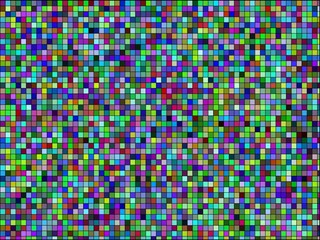 ランダムな配色の四角形の背景素材