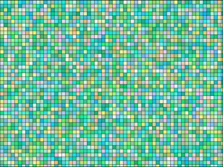 ランダムな配色の四角形の背景素材