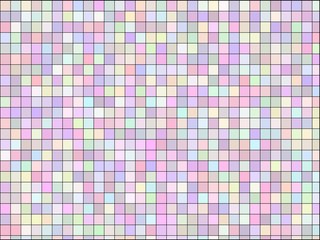 ランダムな配色の四角形の背景素材