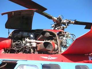 Внутреннее строение вертолета ми-2