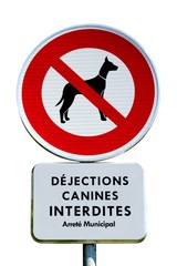 Lutte contre les déjections canines