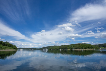 summer lake with a cloudscape © Tobias Arhelger