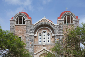 Fototapeta na wymiar Kirche in Agia Marina auf der Insel Leros