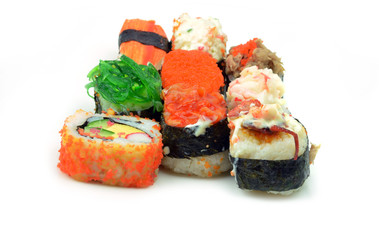 sushi  isolated on white background