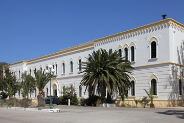 ehemalige Marine-Kaserne in Lakki, Leros