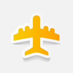 realistic design element: plane