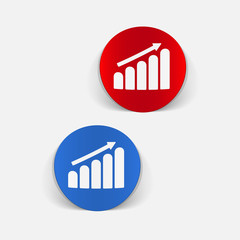 realistic design element: chart