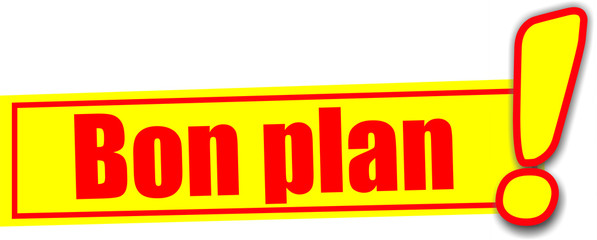 étiquette bon plan