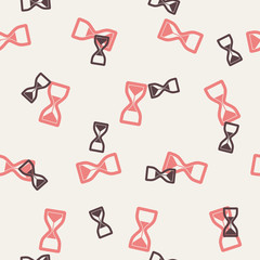 seamless background: hourglass