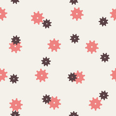seamless background: cogwheel