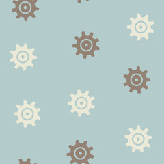 seamless background: cogwheel