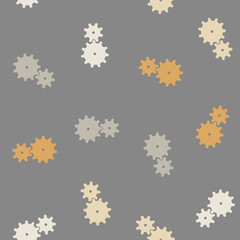 seamless background: cogwheel
