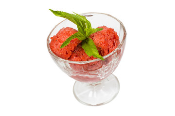 strawberry sorbet