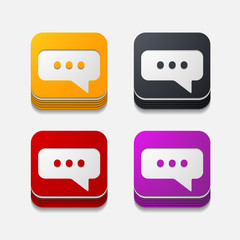 square button: bubble