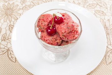 cherry sorbet