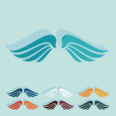Flat design: wing