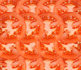 sliced tomatoes background