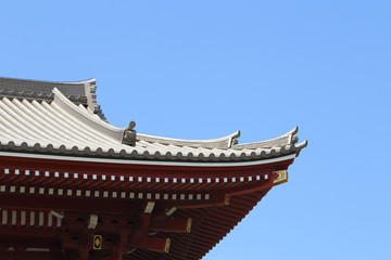 Fototapeta na wymiar Japanese roof style