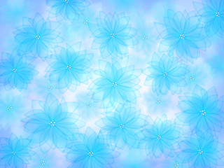 花イラスト　背景