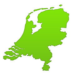 Netherlands country icon map