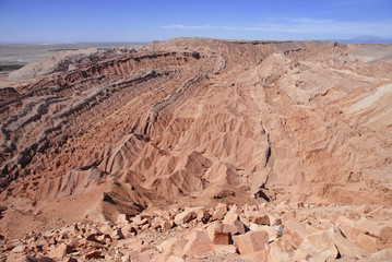 Fototapeta na wymiar Moon Valley, Pustynia Atacama, Chile