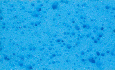 Texture of blue sponge