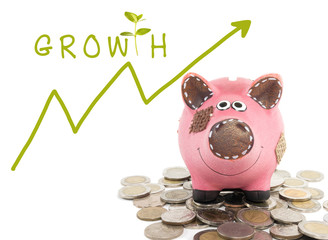 Growth of your money concept