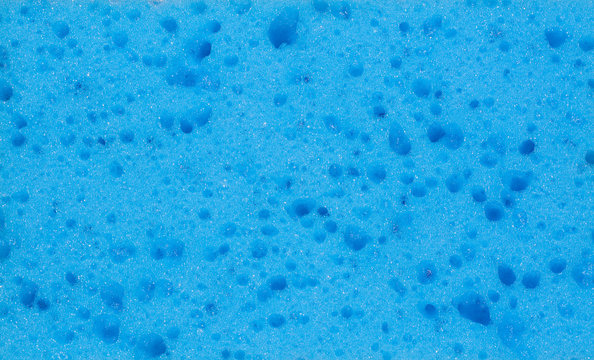 Texture Of Blue Sponge