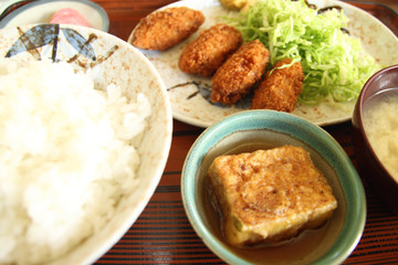 Deep fried oyster