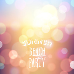 Naklejka premium Summer holiday tropical beach background