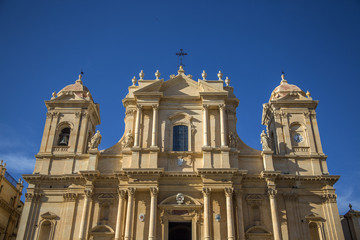 Fototapeta na wymiar Noto cathedral at Sicily